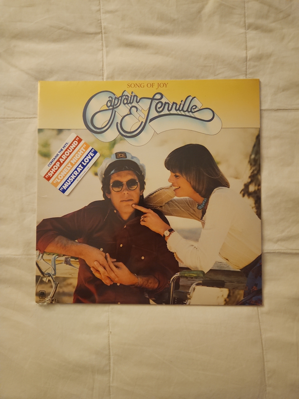 Captain & Tennille Song Of Joy Vintage Vinyl SEALED BEST COPY W/ HYPE STICKER